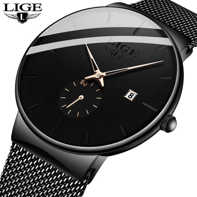 Luxury Watch Top 10 - LIGE moda Mens saatler üst marka