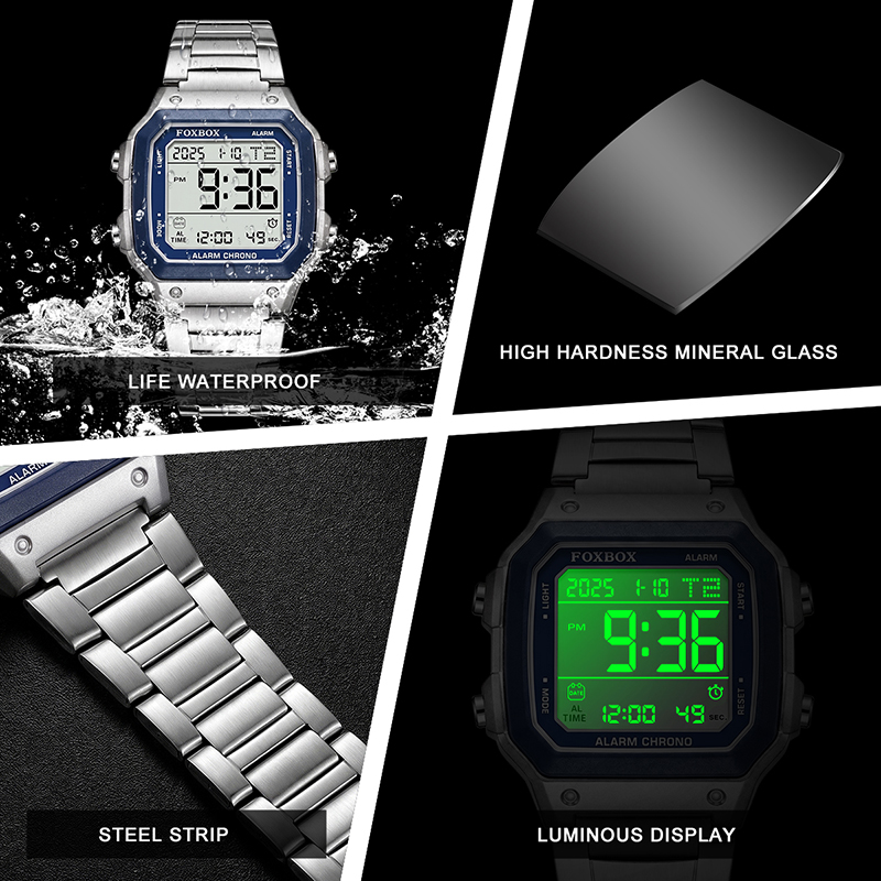 LIGE Yeni Erkek Kol Saati FOXB - Luxury Watch Magazine incelemesi ve fiyatı
