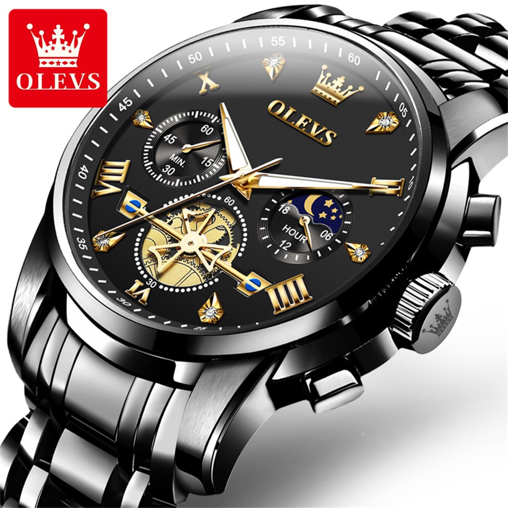 OLEVS Yepyeni Lüks Kronograf S - Luxury Watch Magazine incelemesi ve fiyatı
