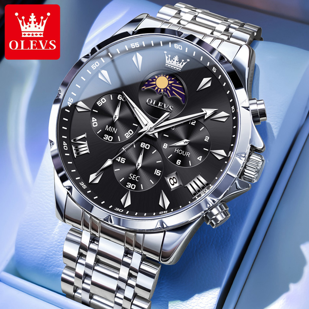 OLEVS 3653 Marka Ay Evresi Tak - Luxury Watch Maker incelemesi ve fiyatı