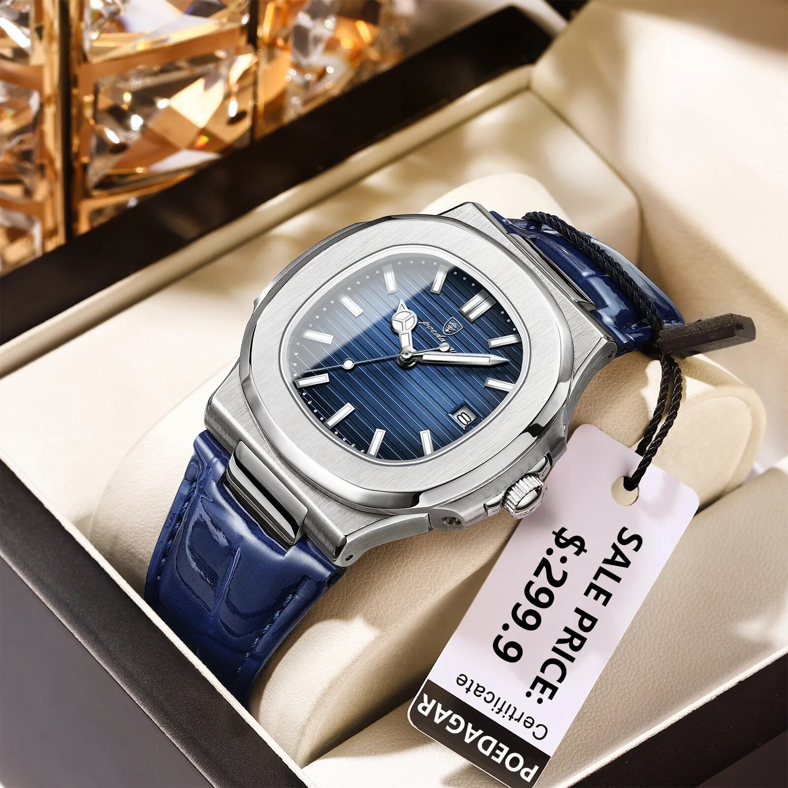 POEDAGAR En Lüks Kare Adam Izl - Luxury Watch Top 10 incelemesi ve fiyatı