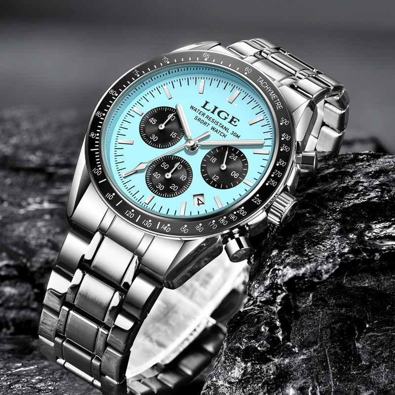 LIGE Üst Marka Lüks Yeni Erkek - Luxury Watch Maker incelemesi ve fiyatı